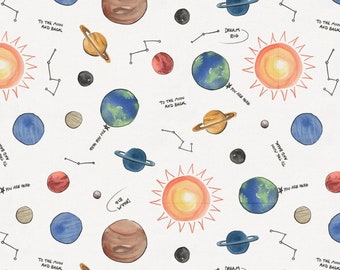 Planet Crib Bedding Etsy