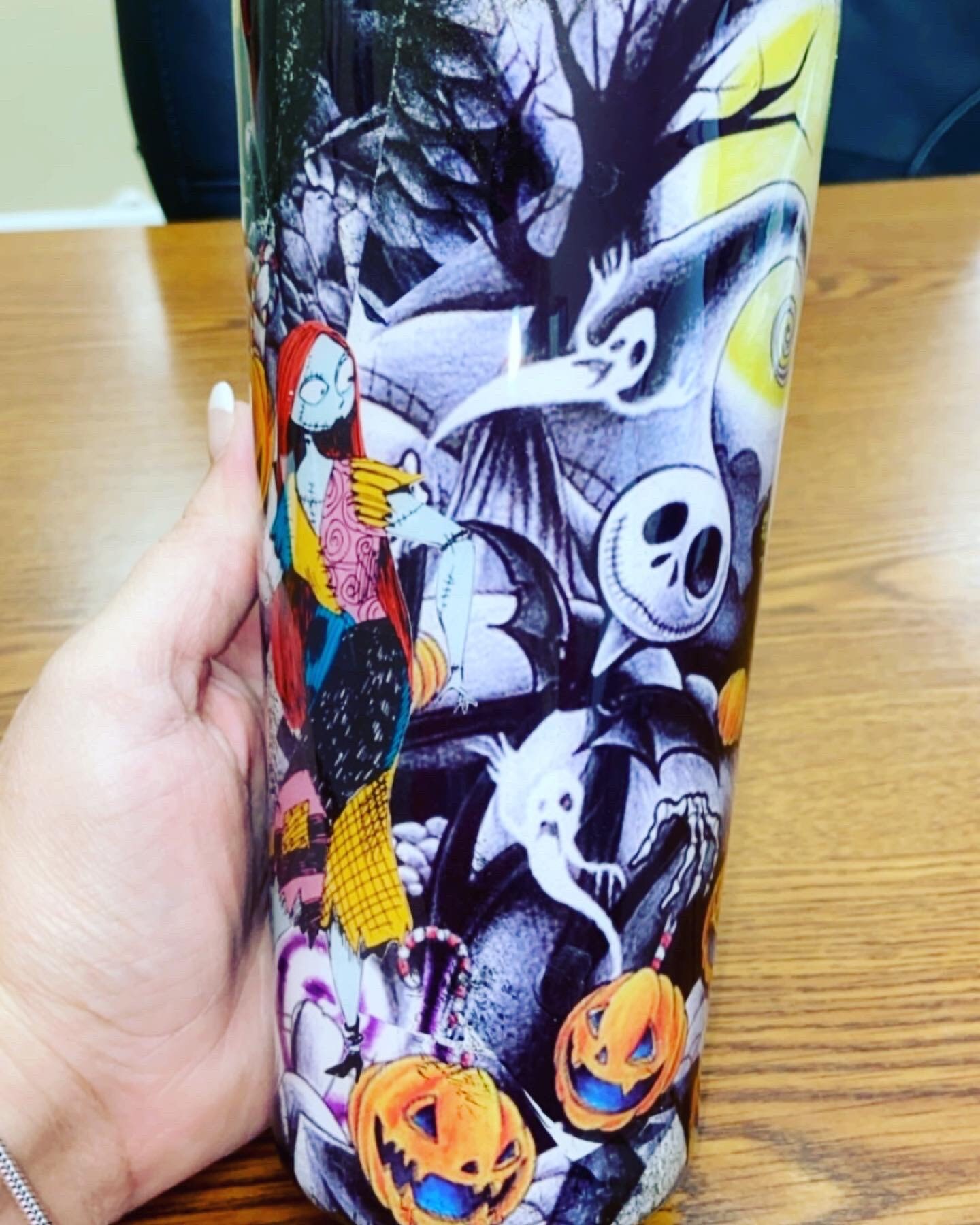 Nightmare Before Christmas Tumbler Etsy