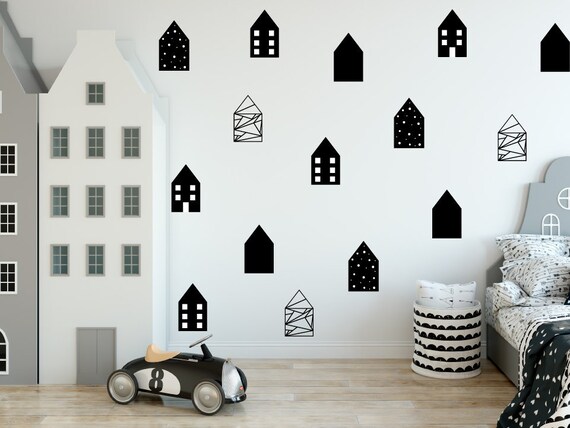 scandi nursery wall stickers