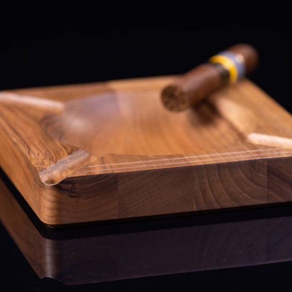 Wooden Ashtray Etsy