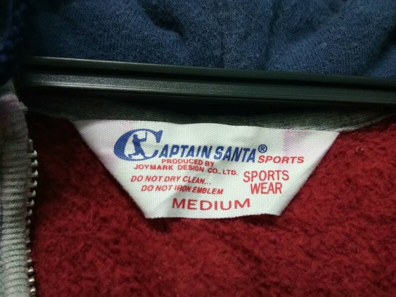 Rare!! Captain Santa Yatch Club Hoodie