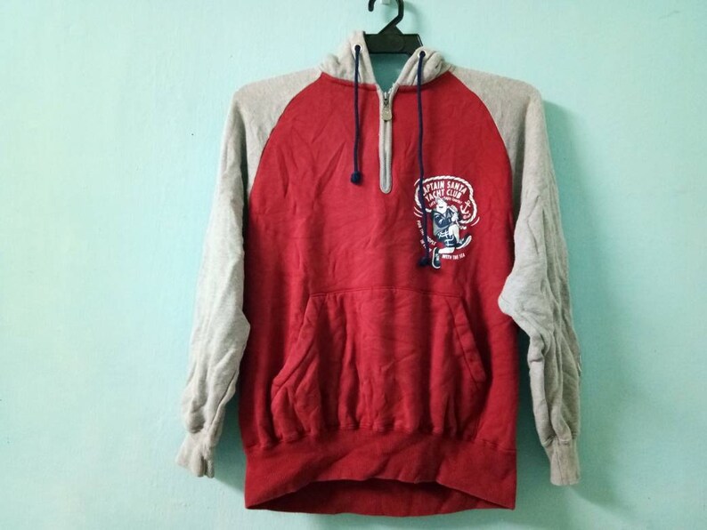Rare!! Captain Santa Yatch Club Hoodie