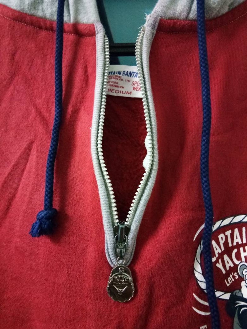 Rare!! Captain Santa Yatch Club Hoodie