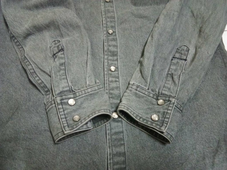 Vintage!! APC denim button up long sleeves