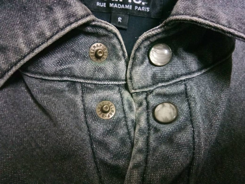 Vintage!! APC denim button up long sleeves
