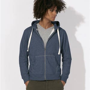 Men's zippered sweatshirt MOKARRAN OBTT Cotton Organic image 2