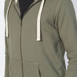 Men's zippered sweatshirt MOKARRAN OBTT Cotton Organic image 5