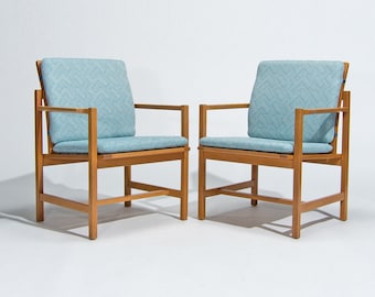 Mid Century Danish Armchairs by Borge Mogensen, 1960’s Vintage Furniture