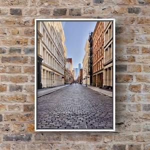Mercer Street View NYC Photo, New York City Scene - Cityscape Digital Download Wall Art For Home Office Housewarming Gift Idea