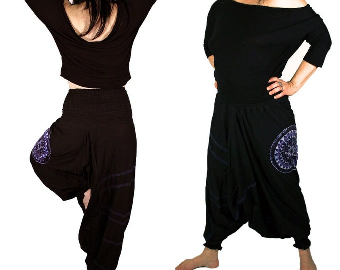 Harem pants, Aladdin pants, Hippie pants, Yoga pants, festival pants