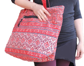 Handmade tote bag-boho tote bag-shopping bag