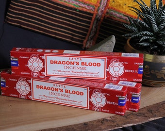 Dragon's Blood Incense sticks - for Meditation , Yoga , Healing , naturally Rolled