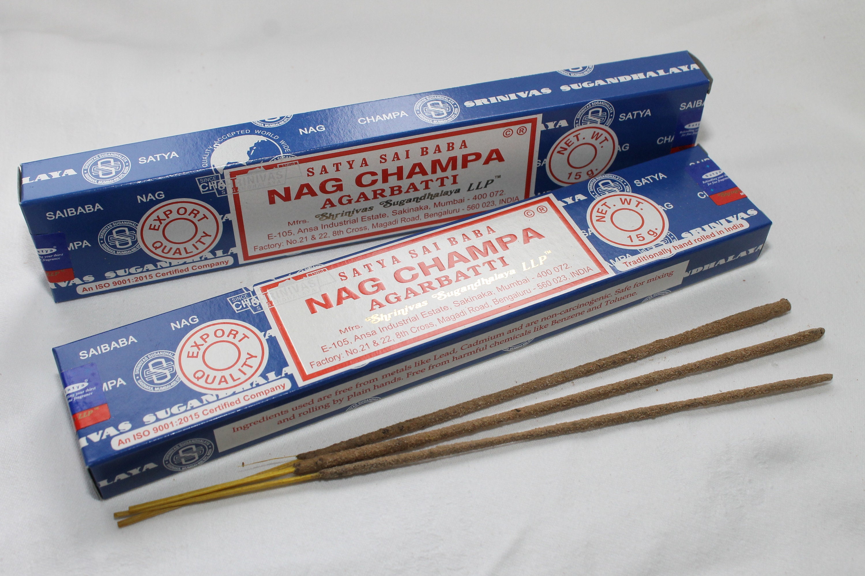 Nag Champa Incense ~ Assorted Sizes