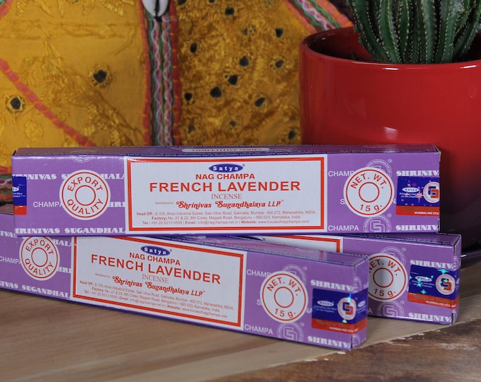 Lavender Incense sticks - for Meditation , Yoga , Healing , naturally Rolled