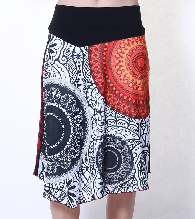 Bohemiam style, Festival skirt, Funky Skirt, Fun Skirt, Office Skirt