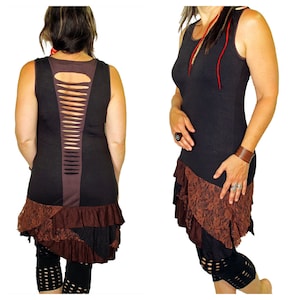 Pixie Kleid, Festival Kleid, Boho Kleid, Steam Punk