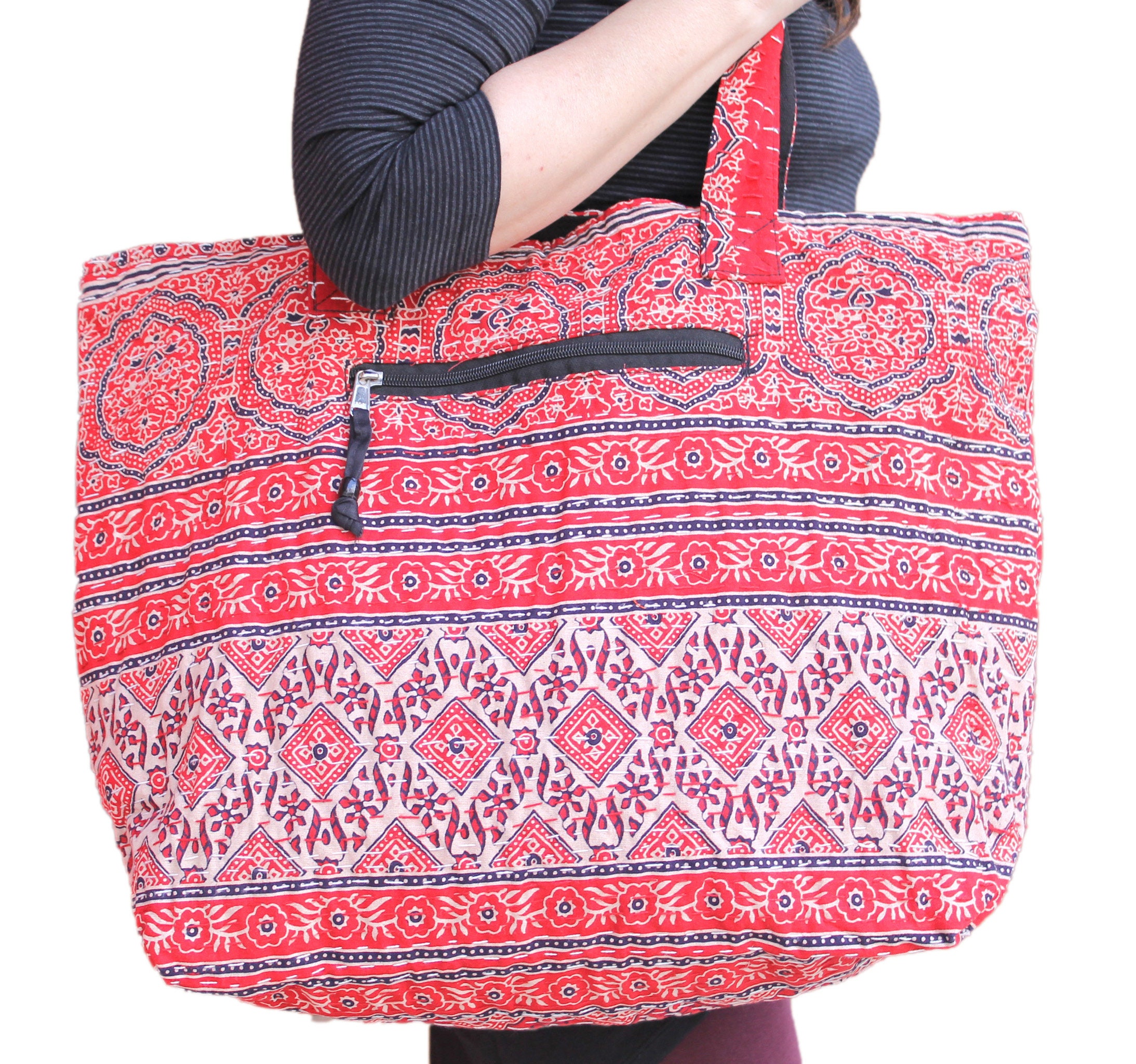 Handmade tote bagboho tote bag