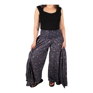 WOMEN PALAZZO PANTS - Small to Large Sizing - One Size Fits All - Wide Leg Pants - Hippie Pants - Yoga Pants - Bohemian Pants