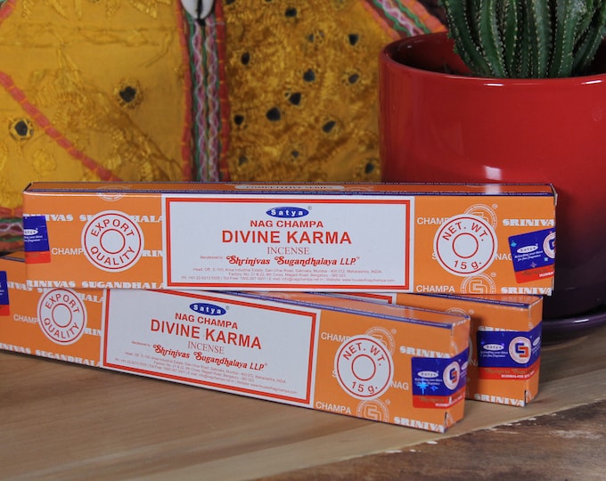 Divine Karma Incense sticks - for Meditation , Yoga , Healing , naturally Rolled