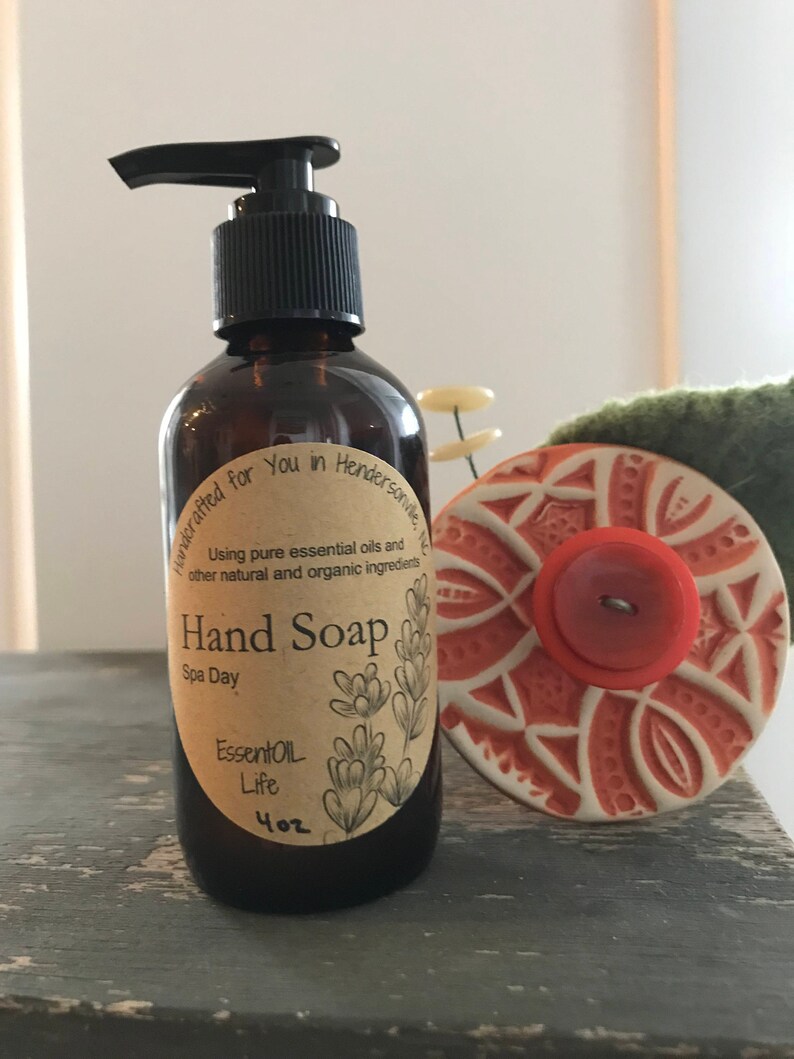 Spa Day Liquid Hand Soap With Essential Oils Etsy