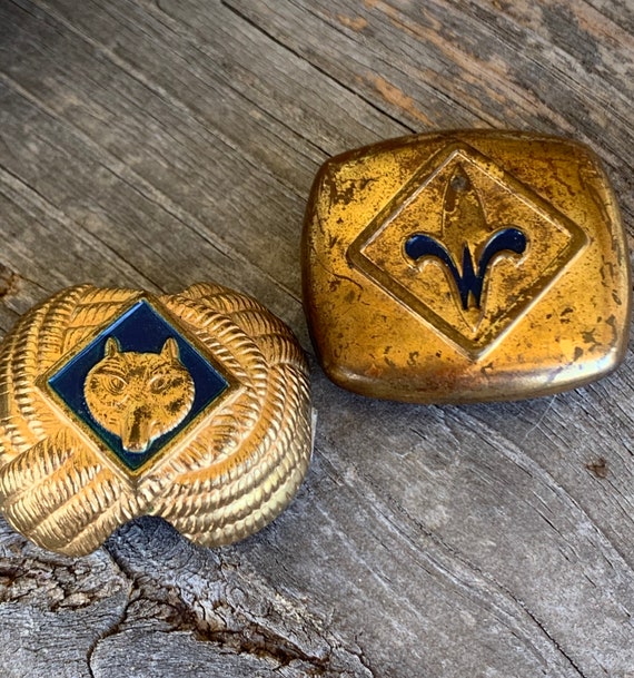 Vintage Boy Scouts Of America Metal Neckerchief H… - image 2