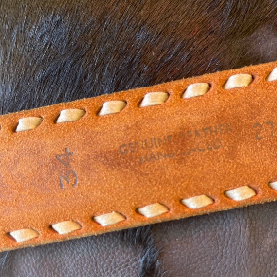 Leather Western Belt • Handmade Leather Belt • To… - image 9