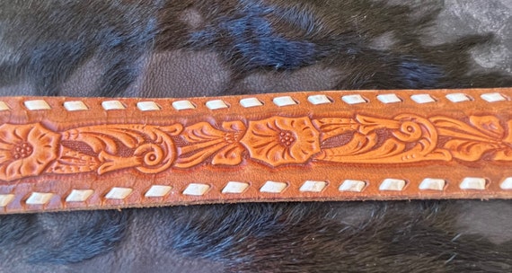 Leather Western Belt • Handmade Leather Belt • To… - image 4