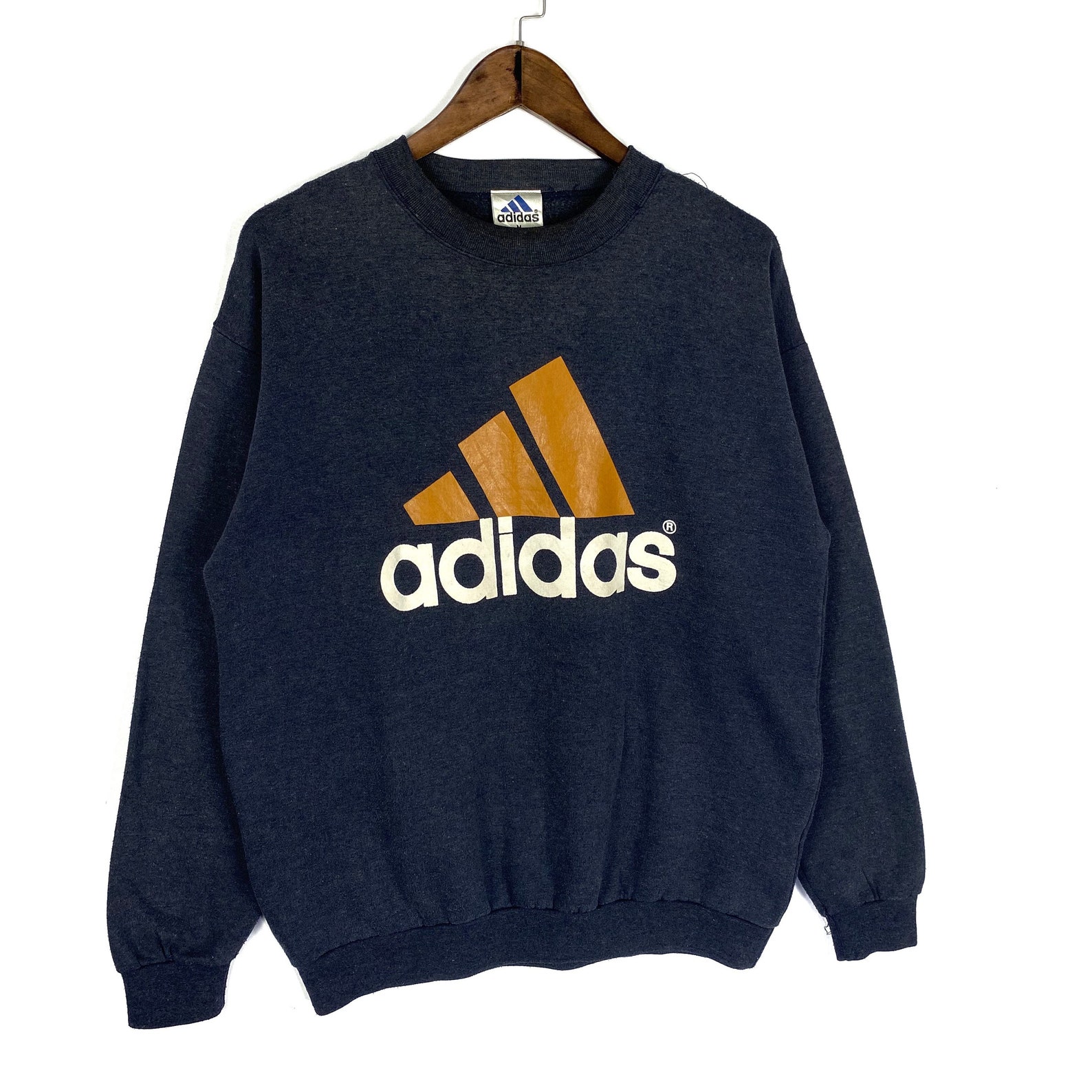 Vintage Adidas Equipment Sweatshirt Crewneck Big Logo Spellout Pullover ...