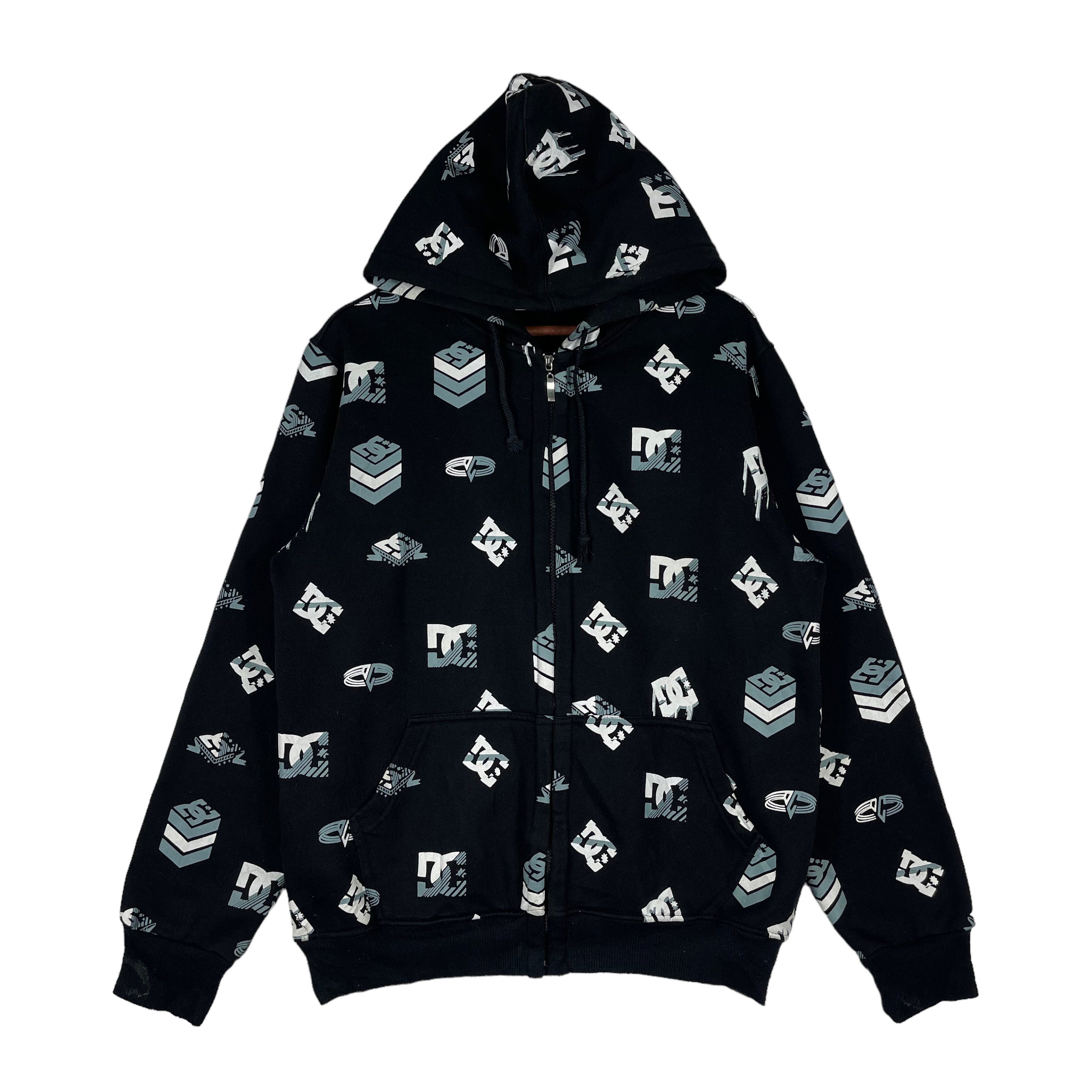パーカー・フーディ Dime Culcive Small Logo Hooded Zip-Up Vintage Black DIMESP24 Dime Cursive Small Logo Zip Hoodie / Vintage Black (ダイム