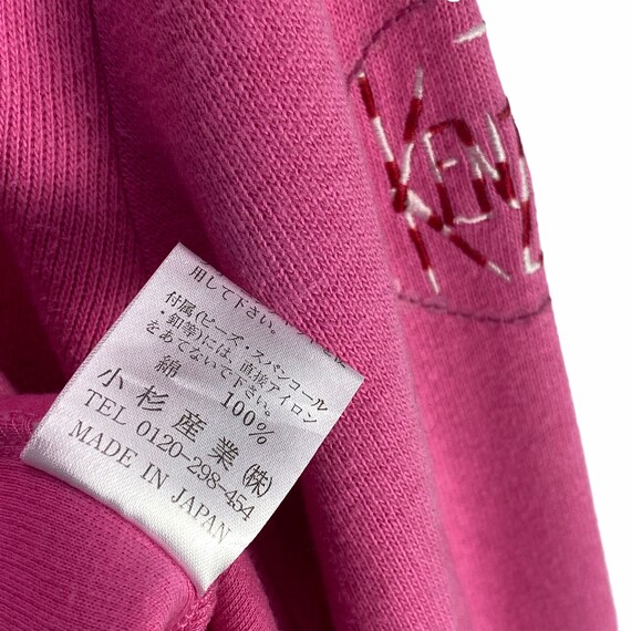 Vintage Kenzo Golf Half Zip Sweater Women Pink Sm… - image 6
