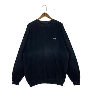 Vintage United Colors Of Benetton Sweatshirt Crewneck Small Logo Embroidery Made In Italy  Pullover Jumper Size M