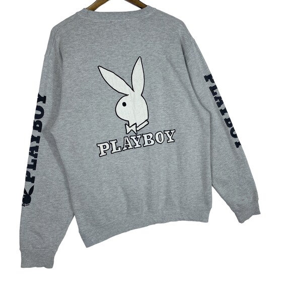 Vintage Playboy Sweatshirt Crewneck Spellout Big … - image 4