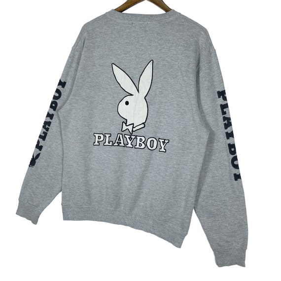 Vintage Playboy Sweatshirt Crewneck Spellout Big … - image 3