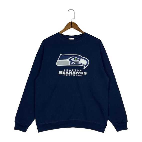 Vintage Seattle Seahawks Sweatshirt Crewneck Big … - image 1