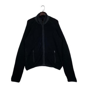 Vintage Needle Sportwear Nepenthes Fleece Full Zip Black Sweater Made In Japan Pullover Jumper Size L