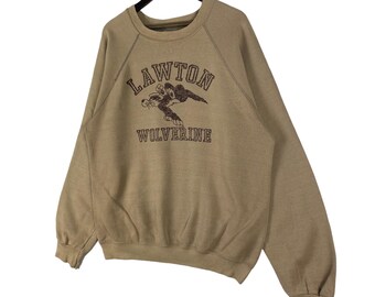 Vintage Edwin Japan Lawton Wolverine Sweatshirt Crewneck