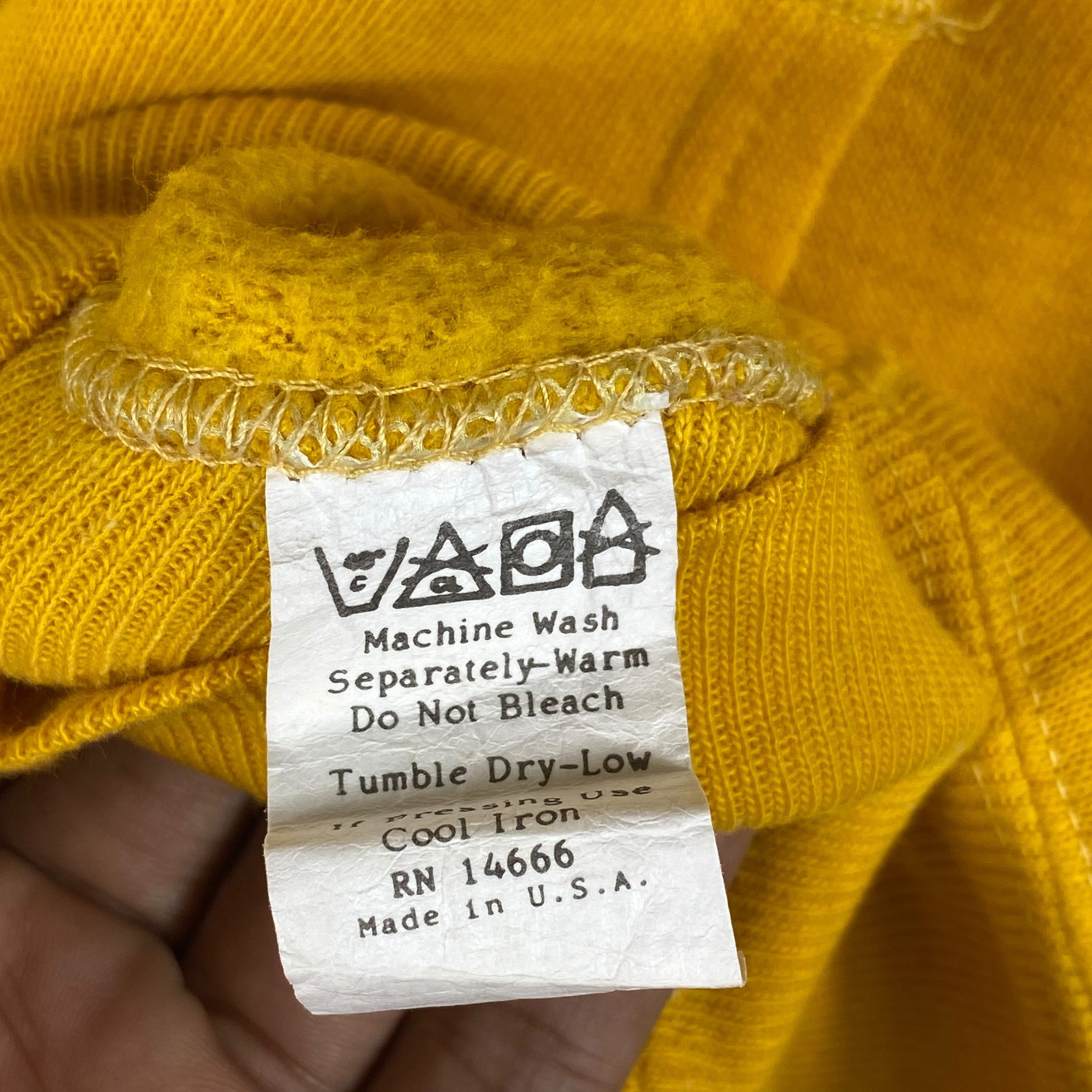 【1960s vintage】PURDUE UNIV イエロー スウェット Purdue yellow sweatshirt top