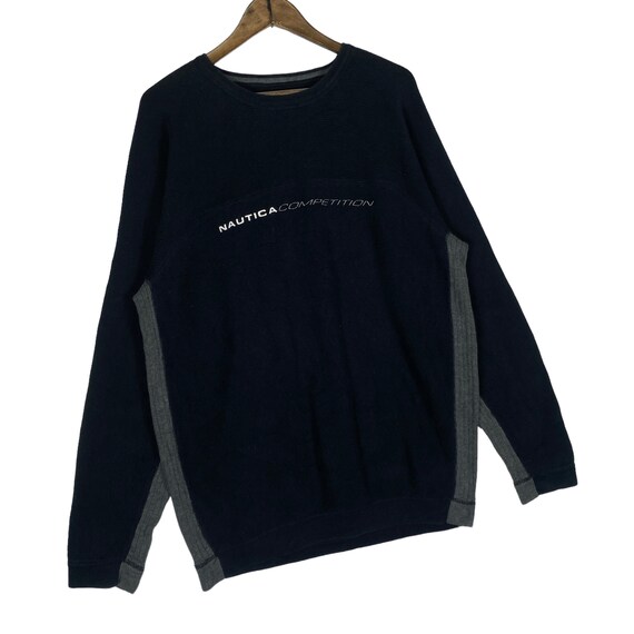 Vintage Nautica Competition Knit Sweatshirt Crewn… - image 4
