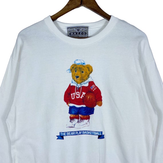 Vintage 90s The Bear Play Basketball Sweatshirt C… - image 4