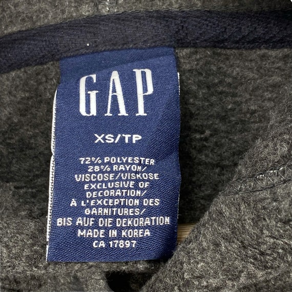 Vintage Gap Rayon Fleece Hoodie Sweater Embroidery Big Logo Vintage Gap Rayon Fleece Hoodie Sweater Embroidery Big Logo