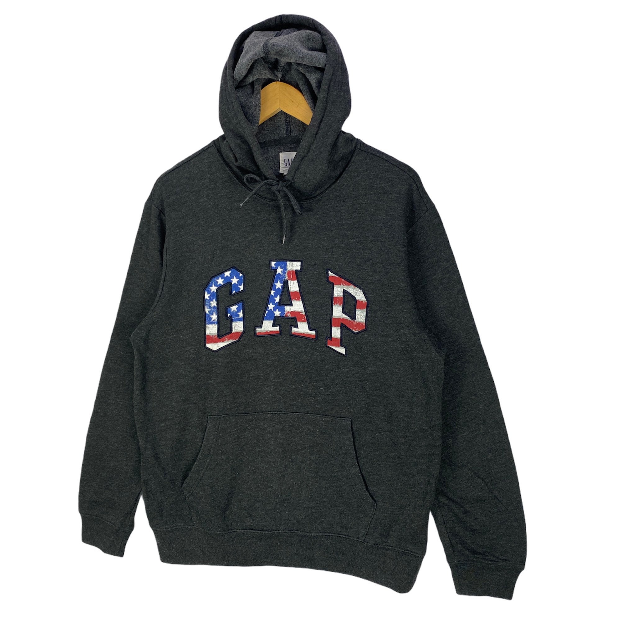 Vintage GAP Flag Logo Hoodie Sweatshirt