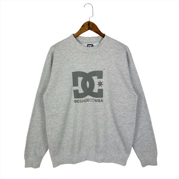 Vintage DC Shoe Co Usa Sweatshirt Crewneck Big Logo Grey - Etsy Israel