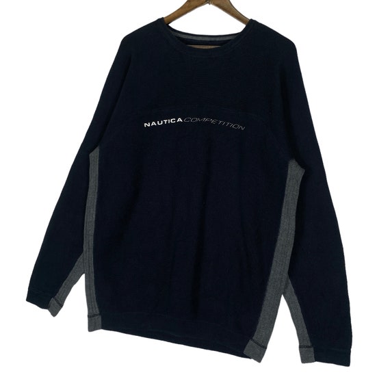 Vintage Nautica Competition Knit Sweatshirt Crewn… - image 3
