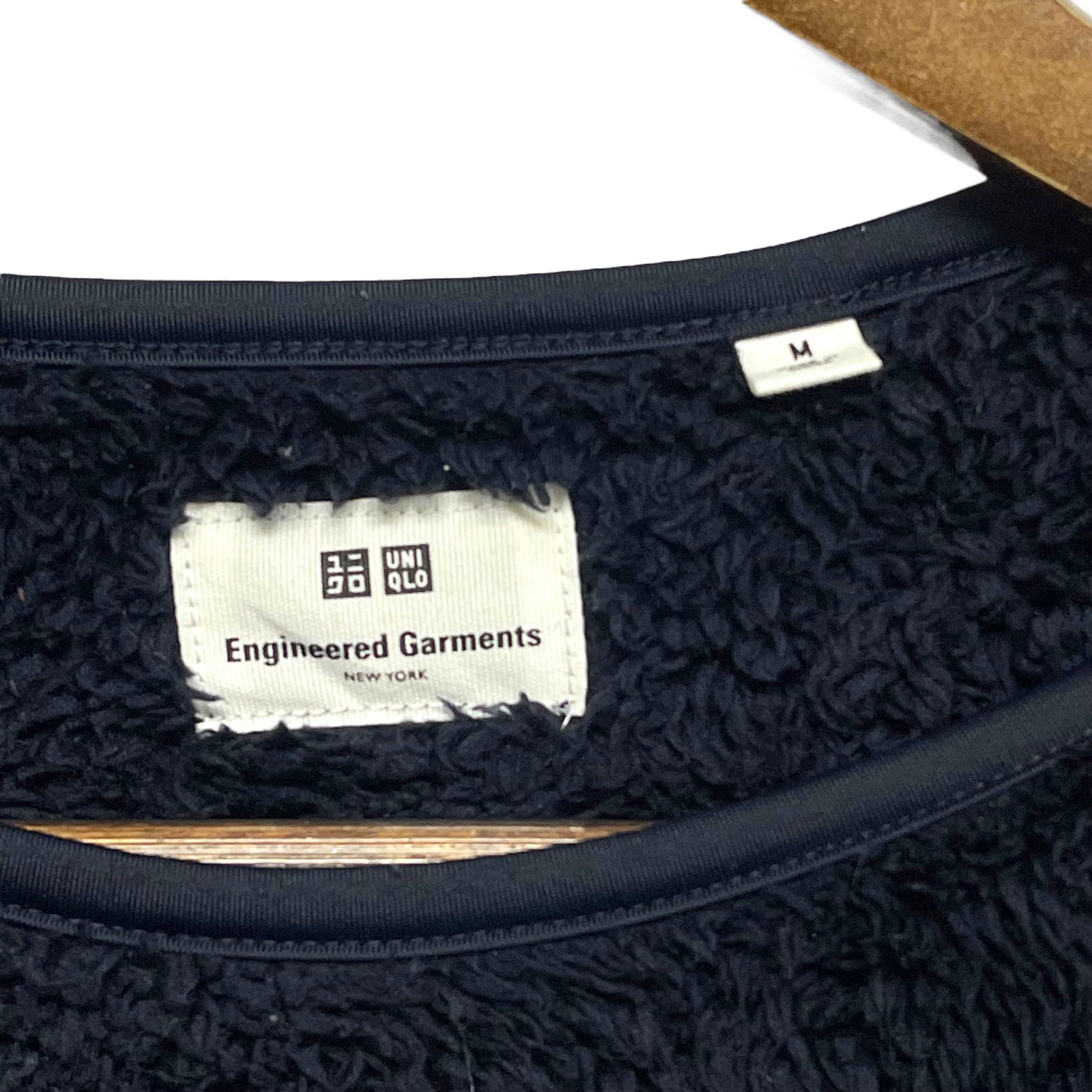 Engineered Garments Uniqlo Fleece Sweater Navy Blue Crewneck