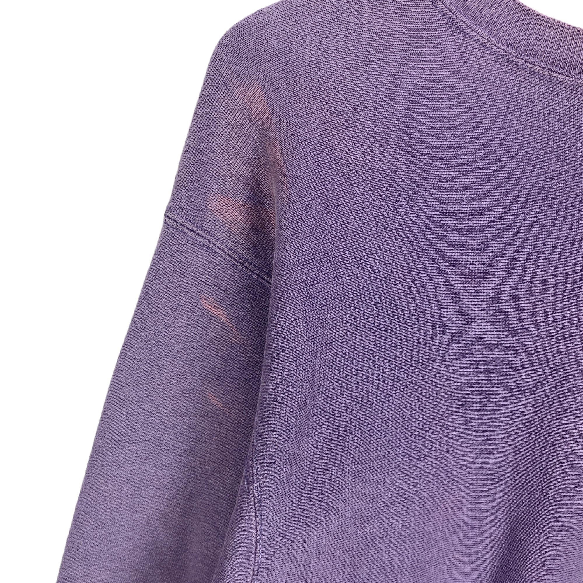 Buy Vintage 90s Champion Reverse Weave Sweatshirt Purple Small