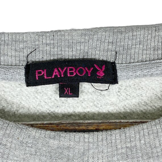 Vintage Playboy Sweatshirt Crewneck Spellout Big … - image 6