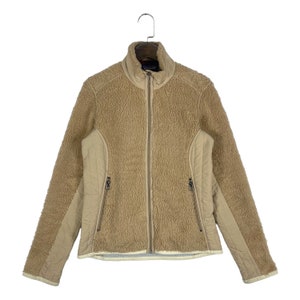 Vintage Patagonia Synchilla Fleece Sweater Full Zip Brown Pullover Jumper Size XS