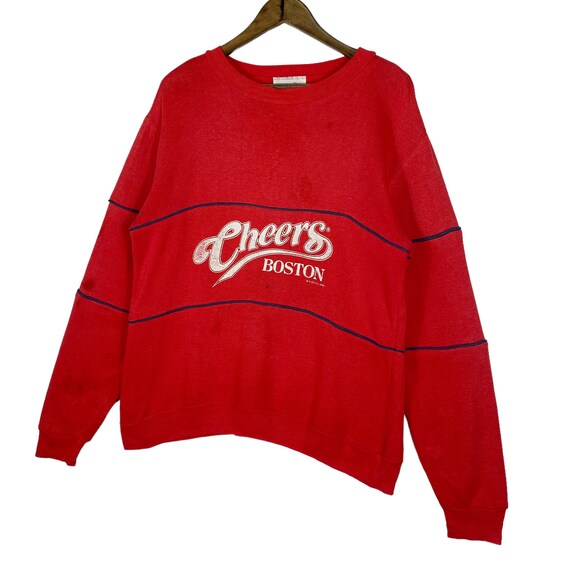 Vintage 1990 Cheers Boston Sweatshirt Crewneck Re… - image 3