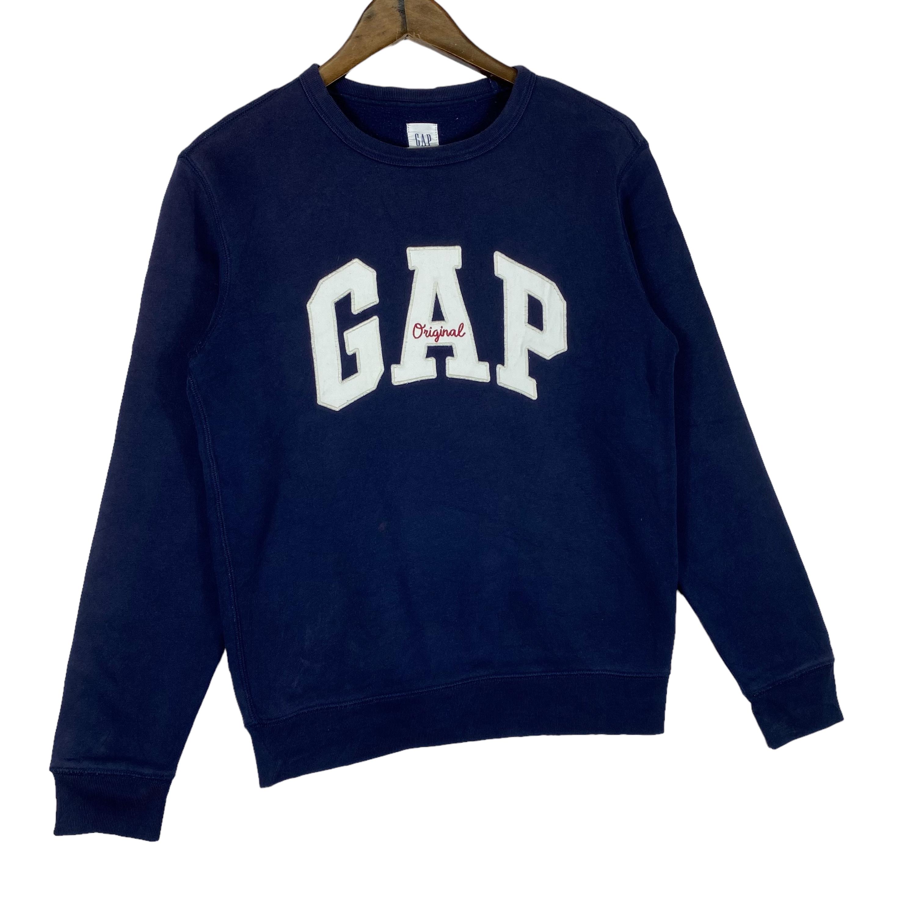 Vintage GAP Sweatshirt, Big Logo Embroidery, Navy Blue XXS - Etsy 