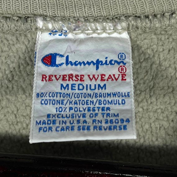 Vintage 90s Champion Reverse Weave Sweatshirt Crewneck Big Logo
